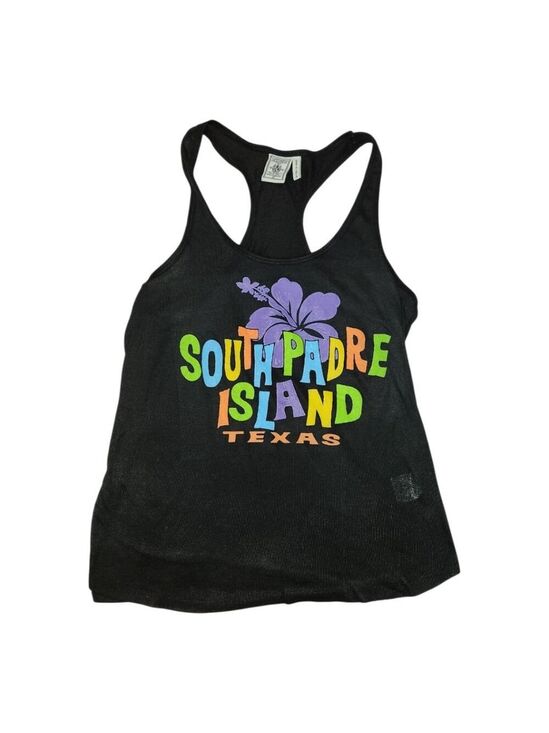 Exist Tops - South Padre Graphic Black Exist Tank Small